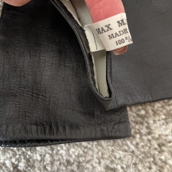 Max Mayer & CO Italy leather gloves # D - Picture 3 of 5